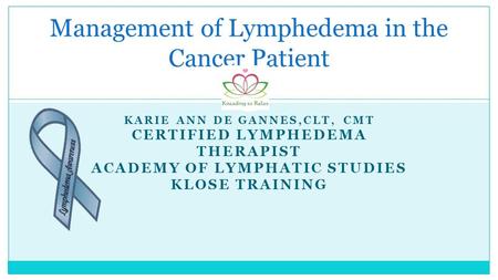 Management of Lymphedema in the Cancer Patient