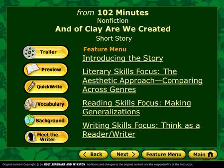 from 102 Minutes Nonfiction And of Clay Are We Created Short Story