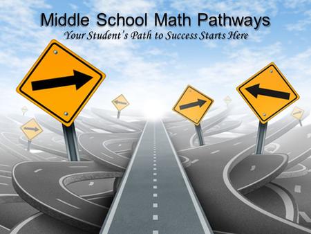 Middle School Math Pathways