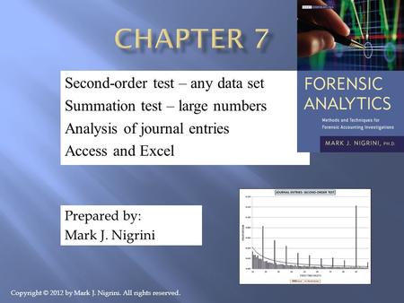 Chapter 7 Second-order test – any data set