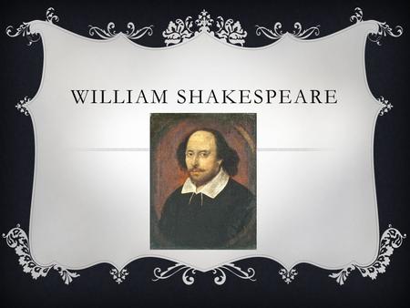 shakespeare biography slideshare