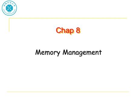 Chap 8 Memory Management. Background Program must be brought into memory and placed within a process for it to be run Input queue – collection of processes.