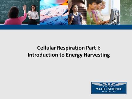 Cellular Respiration Part I: Introduction to Energy Harvesting