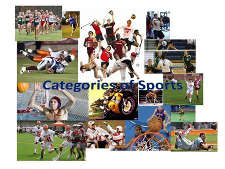 Amateur Sports A person who does not get paid to play a sport – Must only have desire and drive to play – Amateur sporting events attract: Fans Attention.