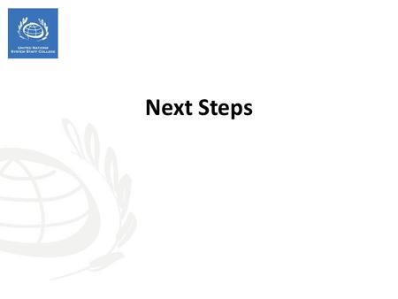 Next Steps. Session objectives -Identify entry points and practical steps to apply HRBA-RBM to the planned UNDAF process - Give the UNCT an opportunity.