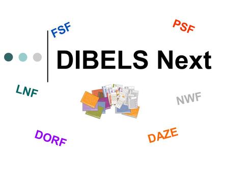 FSF PSF DIBELS Next LNF NWF DAZE DORF.