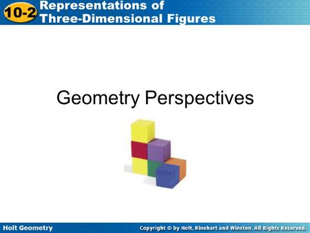 Geometry Perspectives