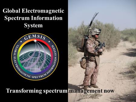 Global Electromagnetic Spectrum Information System