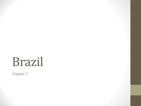 Brazil Chapter 7.