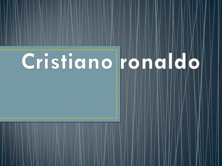 presentation on ronaldo