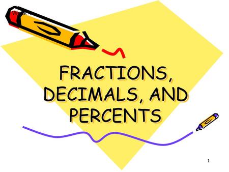 1 FRACTIONS, DECIMALS, AND PERCENTS Week 4. Helen Holt2 Session Outcomes: Be able to read, write, order and compare common fractions. To identify equivalences.