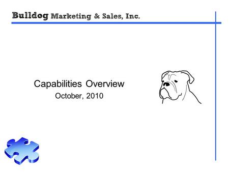Capabilities Overview October, 2010. About The Owner – John Cullen 10 Years Pet Products Marketing & Sales –Pounce Cat Treats Brand Manager at HJ Heinz.