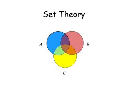 Set Theory A B C.