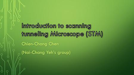 Chien-Chang Chen (Nai-Chang Yeh’s group). IMAGE FROM AN STM Iron atoms on the surface of Cu(111) Image from an STM.