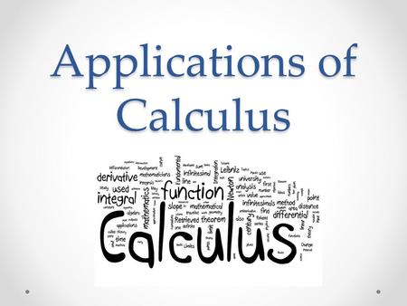 Applications of Calculus. The logarithmic spiral of the Nautilus shell is a classical image used to depict the growth and change related to calculus.
