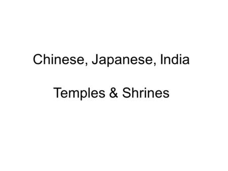 Chinese, Japanese, India Temples & Shrines. Famen Temple, China.