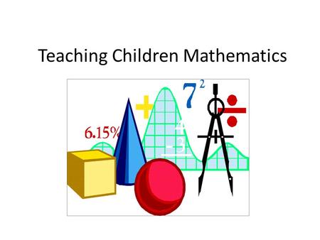 Teaching Children Mathematics