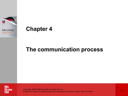 Chapter 4 The communication process