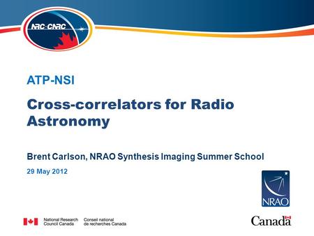 Cross-correlators for Radio Astronomy