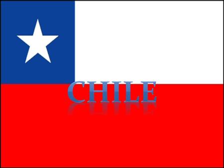 Chile, officially the Republic of Chile, is a country in South America occupying a long, narrow coastal strip between the Andes mountains to the east.