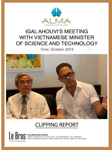 PublicationDateTitle 1 Dien dan doanh nghiep 9 October 2014 The Honorary Consul of Vietnam in Israel welcoming Vietnam’s delegation in the visit to Israel.