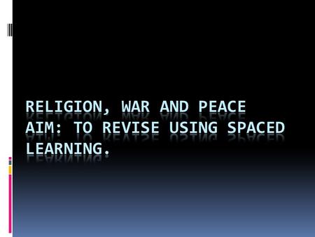 war and peace powerpoint presentation