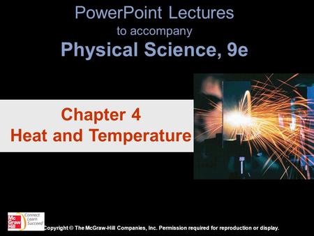 PowerPoint Lectures to accompany Physical Science, 9e