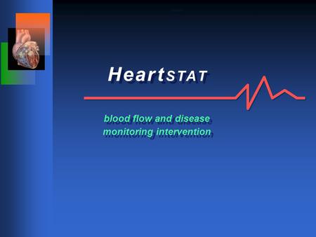 H e a r t S T A T blood flow and disease monitoring intervention Cover.