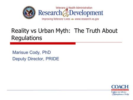 Reality vs Urban Myth: The Truth About Regulations