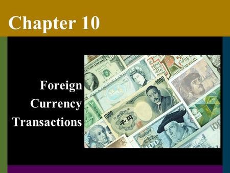 Foreign Currency Transactions