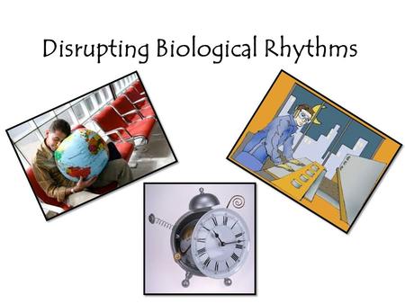 Disrupting Biological Rhythms. Write down all you know about the disruption of biological rhythms.