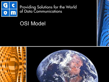 OSI Model. 2 The OSI Model Open Systems Interconnection Standard Model for Data Communications Specified by International Standards Organization (ISO)