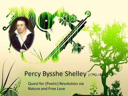 Percy Bysshe Shelley ( )