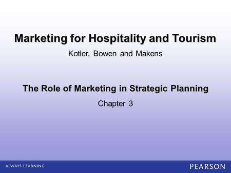 The Role of Marketing in Strategic Planning