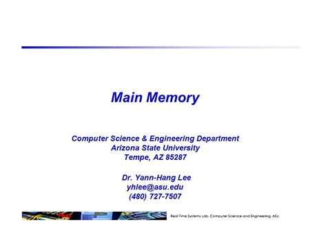 Memory Technology “Non-so-random” Access Technology: