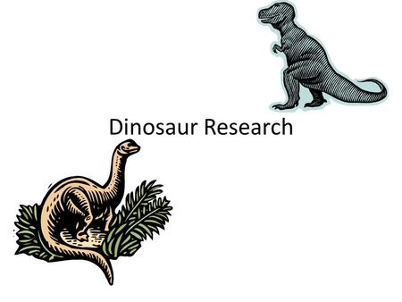 Dinosaur Research.