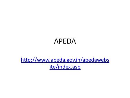 APEDA  ite/index.asp.
