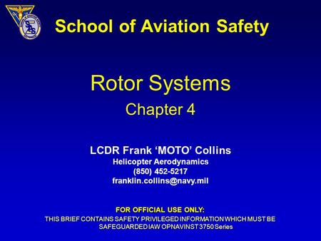 School of Aviation Safety