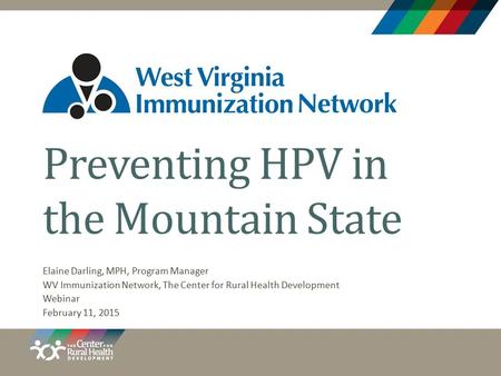 Preventing HPV in the Mountain State