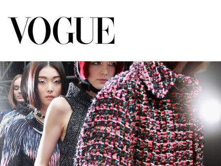 Backgroun d  Vogue is an American fashion and lifestyle magazine. It focuses a lot on fashion as that is its main selling point. It has been around since.