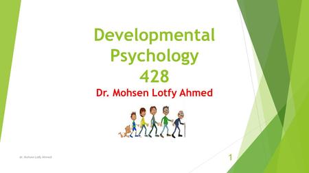 Developmental Psychology 428 Dr. Mohsen Lotfy Ahmed dr. Mohsen Lotfy Ahmed 1.