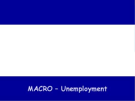 Lessons Objectives The Meaning of Unemployment The Consequences of Unemployment Types and Causes of Unemployment.