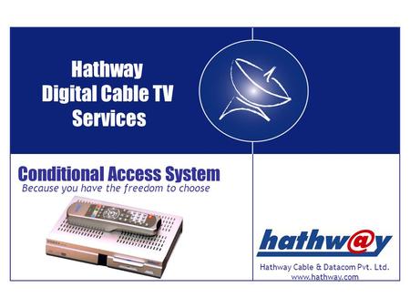 Hathway Cable & Datacom Pvt. Ltd.