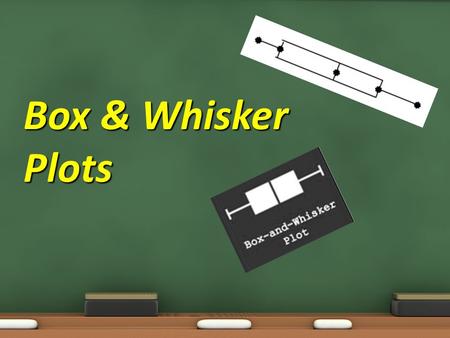 Box & Whisker Plots. Objectives: 7.4.01 Collect, organize, analyze, and display data (including box plots and histograms) to solve problems. 7.4.02 Calculate,