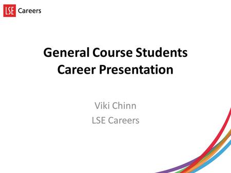 General Course Students Career Presentation