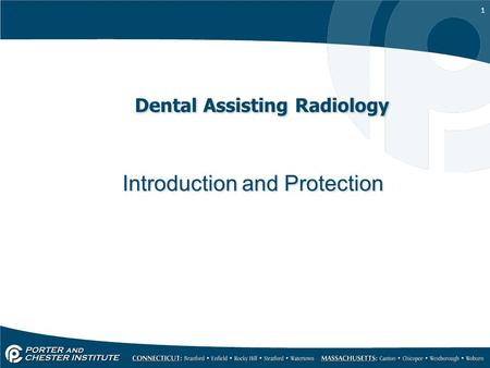 Dental Assisting Radiology
