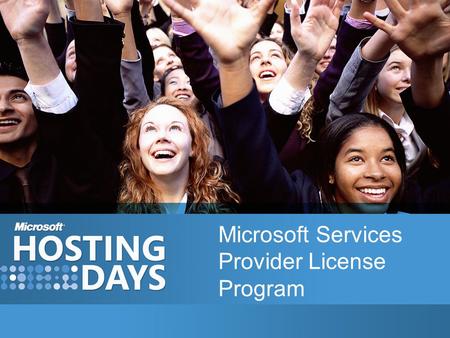 Microsoft Services Provider License Program