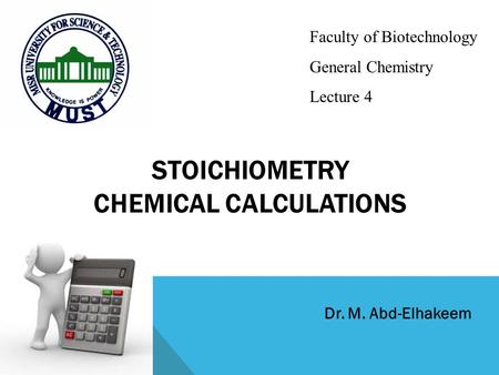 STOICHIOMETRY Chemical Calculations