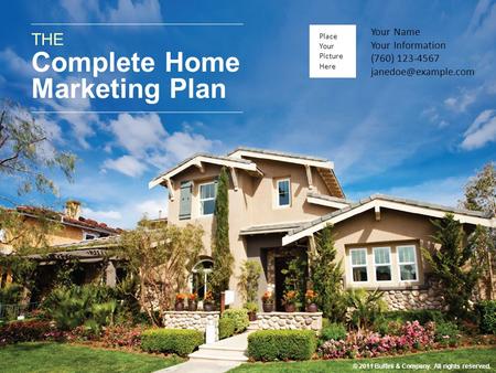 Complete Home Marketing Plan THE Your Name Your Information