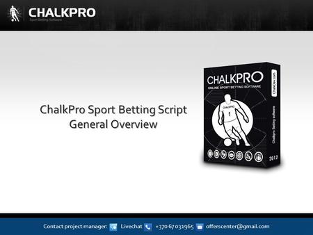 ChalkPro Sport Betting Script